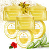 Aloderma Age-Defying 24K Gold Leaf Aloe Flower Essence Gel Made Within 12 Hours Of Harvest - Luxurious Aloe Gel With Allantoin & Hyaluronic Acid For A Glowing Shimmering Youthful Complexion 7Oz
