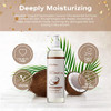 Aquableu Fractionated Liquid Coconut Oil - 100% Pure And All-Natural - Moisturizing Lightweight And Deeply Nourishing - Promotes Healthy Softer Skin & Hair - Hydrating - 12 Oz