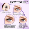 B&Qaugen Lash Sealer 10Ml Lash Sealer For Cluster Lashes Black Lash Sealant For Eyelash Extensions Waterproof Lash Overnight Sealer (Black Seal 10Ml)