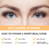 B&Qaugen B&Q Lash Clusters 280Pcs Natural Eyelash Clusters 40D C 15Mm Individual Lash Wispy Eyelash Extension With Soft Thin Band Classic Look Pesta As Postizas Comfortable Diy At Home (40D-D-15Mm)