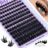 B&Qaugen B&Q Lash Bond And Seal Cluster Lash Glue 10Ml Lash Clusters Overnighter 10Ml Lash Bond Lash Sealer For Cluster Lashes Waterproof Glue Longer Life Coating -2Pcs