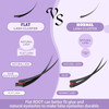 B&Qaugen Lash Clusters Natural Flat Cluster Lashes 144 Pcs B&Q Eyelash Clusters Zero-Touch 8-16Mm Mixed Bm06 D Curl Cluster Eyelash Extensions Double Tips Lightweight Reusable Individual Lashes (Bm06-D-8-16Mm)