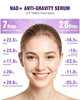 Biysber Nad+ Retinol Collagen Serum For Face: Anti-Aging Peptide Serum Tightens Skin Reduces Wrinkles & Fine Lines Hydrating Serum For Radiant Glow 1.7 Fl.Oz