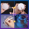 Bobisuka Clear Uv Neon Glow Eyeliner Pen Invisible Ink White Eye Liner Pen Waterproof Smudge-Proof Graphic Liners Eye Makeup Kit For Rave Accessories Party