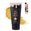 Bobisuka Gold Face Body Paint Metallic Oil-Based Painting Kit Cream Blendable Facepaint For Halloween Cosplay Costume Parties Stage Theater Sfx Special Effect Makeup 2.1 Fl.Oz