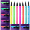 Bobisuka 8 Colors Uv Neon Liquid Eyeliner Set Matte Colored Eyeliners Pen Colorful Waterproof Smudge-Proof Pigmented Graphic Liners Delineadores De Colores Para Ojos Eye Makeup Kit