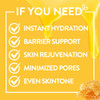 By Nature Manuka Honey + Collagen Sheet Face Mask Hydrating & Firming Skincare Moisturizing Face Mask For Dry Or Tired Skin Anti-Aging Self Care Sheet Mask (Pack Of 12)