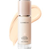 Carslan Lasting Moisture Foundation 24H Longlasting Medium Coverage Dewy Finish Face Makeup Poreless Lightweight Waterproof Oil Free Liquid Foundation P02