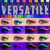 Ccbeauty 8 Colors Neon Liquid Face Paint Makeup Sweatproof Smudgeproof Waterproof Uv Eye Liner Set Glow Face Painting Kit For Adults Artist Halloween Christmas Birthday Party