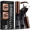 Cilrofelr Tattoo Peel Off Eyebrow Gel Easy Tattoo Brow Peel Off Gel Last Up To 3 Days Waterproof Transfer-Proof For Fuller & Defined Looking Brows Gray Black (2 Pack)