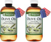 De La Cruz Pure Olive Oil - Natural Expeller Pressed Olive Oil For Hair And Skin - Lightweight Body Oil For Dry Skin 8 Fl Oz