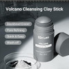 Dr.Leo Volcano Clay Stick Mask Kaolin Charcoal Face Mask For Deep Pore Clean & Oil Control Blackhead Remover With Ectoin & Aloe Sensitive Skin Friendly Travel Design 45G/1.58Oz