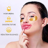 Eakroo 30 Pairs Lip Mask & Eye Mask 24K Gold Crystal Gel Collagen Eye Patches Bachelorette Party Favors Bridesmaid s Bulk s Birthday Party Favors Mothers Day s Teacher Appreciation s