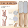 Eirnay Coconut & Vanilla Foot Soak Set - Salts Foot File Scrub & Urea Cream Pedicure Supplies For Dry Cracked Feet - Foot Spa Pedicure Kit For Women Men