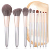 Enzo Ken Natural Goat Hair Makeup Brush Set Professional Snowflake Cosmetic Brushes Makeup Set Natural Makeup Brushes Natural Bristle Makeup Brushes Natural Hair Makeup Brushes Set Professional.