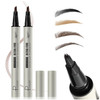 Espoce 2 Pack Microblading Eyebrow Pen And Brow Tint For Women With Angled Brush & Dip To Effortlessly Create Natural Hair Like Brows Waterproof Fast Eye Brow Makeup Pencil Last All Day (Taupe)
