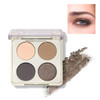 Haleys Eyeshadow Quad Palette - Re-Play Long-Wearing Talc-Free Easy-To-Use Buttery Velvety Shades The Everything Eye Makeup Palette Matte And Glitter Powders Smooth Blending Pigmented Vegan