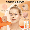 Hanywil Vitamin C Serum For Mature Skin 20% Vitamin C Face Serum With Hyaluronic Acid Dark Spot Remover Hydrating Skincare For Wrinkle Reduction Lifting & Firming - 1.7 Fl Oz
