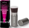 Keshima Flat Top Kabuki Foundation Brush By - Premium Makeup Brush For Liquid Cream And Powder - Buffing Blending And Face - 1.2" Top Diameter