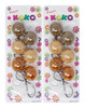 Koko Priemum 8 Pcs Big Bubble Ball Hair Ties. Elastics Ties 32Mm Ball Bubble Ponytail Holders. Colorful Elastic Accessories For Baby Kids Children Girls Women All Ages (Multicolor)