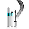 Kunshnbei 4 Pack Vibely Mascara 5X Longer Washable 2 In 1 4D Silk Fiber Lash Mascara Natural Lengthening And Thickening No Clumping Long-Lasting