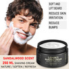 Leponix Shaving Cream Mens 8.5Oz Extra Large Shave Cream - Rich Lather Prevents Razor Burn and Irritation Moisturizes Dry Skin Gentle Formula For Seniors Secret Santa 250 ml