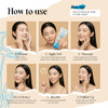 Livaclean 2 Pack Conductive Gel For Microcurrent  8Oz and 3Oz Tens Gel Conductor Facial W/Aloe Vera Hyaluronic Acid Blue Tansy and Jojoba Oil  Hydrating For All Skin Types For Microcurrent and Rf Facial Devices