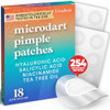 Livaclean 18 Ct Microdart Acne Patch Pimple Patches With Salicylic Acid & Tea Tree Oil Dark Spot Patches For Face Blemish Dots Deep Pimple Patch Salicylic And Hyaluronic Acid
