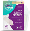 Livaclean 20 Ct Large Hydrocolloid Acne Patches - For Pore Spots Nose Face Cystic Pimple Zit Patch - Big Pimple Patches Hydrocolloid Bandages Strips