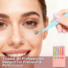 Lqoqa 5Pcs Eyelash Extension Tweezers High Precision Straight And Curved Volume Lash Tweezers For Extensions Lash Tweezers For Eyelash Extensions Crafting Girls Women Beginners