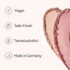 M. Asam Magic Finish Satin Blush Dark Honey & Nude Flush (0.14 Oz) Make-Up Powder Blush For A Fresh & Radiant Look With Hyaluronic Acid & Ultra-Fine Color Pigments For Fuller Looking Cheeks