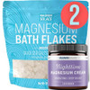 Magnum Solace Magnesium Bath Flakes 10 Lbs Unscented & Magnesium Cream (Lavender)