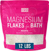 Magnum Solace Magnesium Flakes For Bath - Magnesium Chloride Flakes Organic Pure - Unscented 8 Lbs