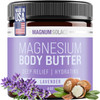 Magnum Solace Magnesium Body Butter - Nighttime Magnesium Cream - Lightly Scented