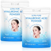 Mcukv 2 Pack 2-In-1 Hyaluronic Acid Powder High Molecular Weight For Moisture + Low Molecular Weight For Hydration Cosmetic-Grade Diy Skincare Ingredient For Serums Masks & Lotions 7.6Oz