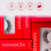 Mirabella Mink Effect Faux Lashes & Self-Adhesive Liner Set Lightweight Natural-Looking False Eyelashes With Clear Glue Eyelash Pen Cruelty-Free & Non-Irritating Synthetic Reusable Eyelashes