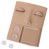 Miuffue 3-In-1 Lash Mannequin Head Upgraded Eyelash Mannequin Head With Glue Rings Eyelash Extension Tray Eye Lash Extension Starters Kit For Practicing