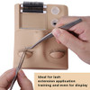 Miuffue 3-In-1 Lash Mannequin Head Upgraded Eyelash Mannequin Head With Glue Rings Eyelash Extension Tray Eye Lash Extension Starters Kit For Practicing