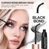 Miuffue Cluster Lash Glue Water-Proof Bond And Seal Latex-Free Eyelash Glue For Sensitive Eyes Strong Hold Lash Adhesive Long-Lasting For 72 Hour Black