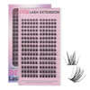 Miuffue Cluster Eyelash Extensions 180 Pcs Cluster Lashes Wispy Diy Individual Lashes Cluster Super Thin Band Eyelash Clusters Soft Mink False Eyelashes Mixed Tray (C-8-16Mix)