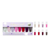 Nails Inc 8 Days Of Nails Nail Polish Set Limited Edition Holiday Stocking Stuffer Women & Girls Quick Dry Air Dry High Shine Long Lasting Ultra Glossy Manicure Trendy 8 Piece Set
