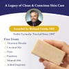 Noble Formula 2% Pyrithione Zinc Soap Bar With Sunflower Oil & Shea Butter Face Body & Scalp Cleansing Bar For Dry & Problem-Prone Skin - No Palm Oil Vegan Formula Handmade In The Usa 3.25 Oz