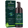Noveha Demodex Eyelid Cleanser Foam | Extra Strength Tea Tree Oil Formula | Daily Face Wash For Eyelash Demodex Mgd Stye Eyes Eye Irritations & Skin Dryness 3.38 Fl Oz (100Ml)