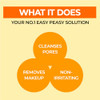 Numbuzin No.1 Easy Peasy Cleansing Oil Lightweight Makeup Remover & Facial Cleanser Waterproof Makeup & Blackhead Care Corn & Macadamia Seed Oil Fragrance-Free 6.76 Fl Oz