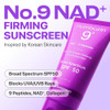 Numbuzin No.9 Sunscreen | Super Defense Glow Sunscreen | Broad Spectrum Spf 50 | For All Skin Types & Skin Tones | Glowing Dewy Finish Water-Resistant | No White Cast Korean Skincare | 1.69 Fl. Oz.