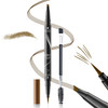 Oetuiow Eyebrow Pencils For Women 2-In-1 Dual-Ended Microblading Eyebrow Pen 4-Fork-Tip & Precise Brush-Tip Brow Pen Long-Lasting Waterproof & Smudge-Proof Natural Hair Like Brows (Light Brown)