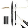Oetuiow Eyebrow Pen Dual-Ended Brow Pencil With 2-Fork Tip & Precise Brush-Tip Eyebrow Pencil For Women Waterproof Long-Lasting Natural Brow Tint (Light Brown)