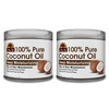 Okay 100% Pure Coconut Oil For Hair & Skin - Coconut Oil For Women & Men Perfect For Body & Face For Massage & Moisturizer Natural - 6 Fl Oz Squeeze Bottle (Pack Of 1)