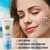 Okerker High Protection Sunscreen For Face & Body Spf100+ Pa++++ | Broad Spectrum Sunscreen With Centella & Jasmine | Waterproof Non-Greasy Hydrating | Perfect For Outdoor Beach Travel & Daily Use
