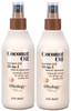 Oliology Coconut Oil 10-In-1 Multipurpose Spray - Leave In Treatment For All Hair Types | Detangles Controls Frizz Hydrates & Moisturizes | Made In Usa Cruelty Free & Paraben Free (8.5 Oz)